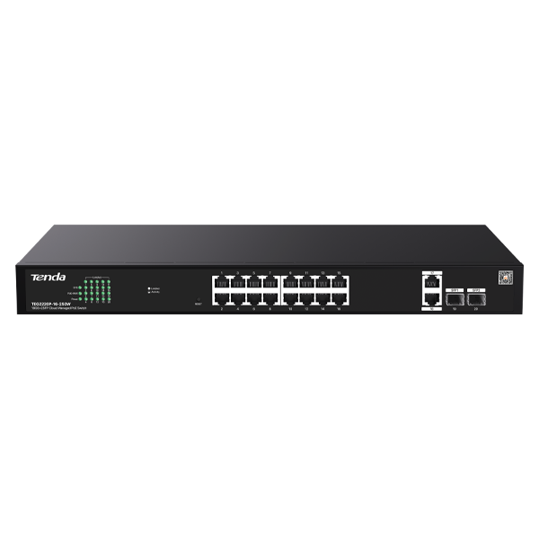 سوئیچ مدیریتی 20 پورت تندا مدل TEG2220P-16-250W